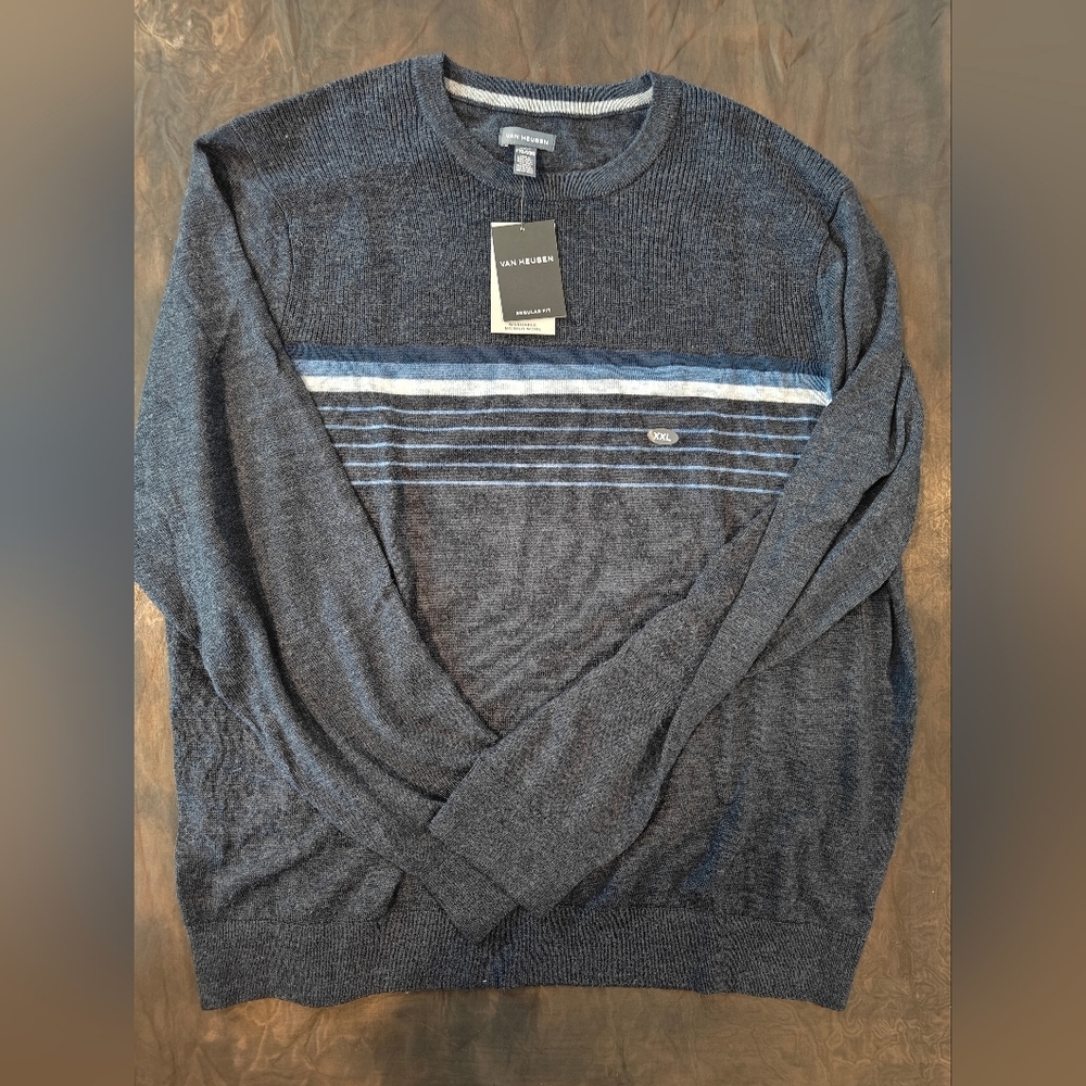 NFS!!!!!! Repost --❗NWT Van Heusen Merino Wool Men's Sweater Size XXL